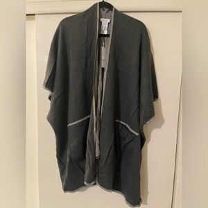 Chico's Gray Open-Front Jacket